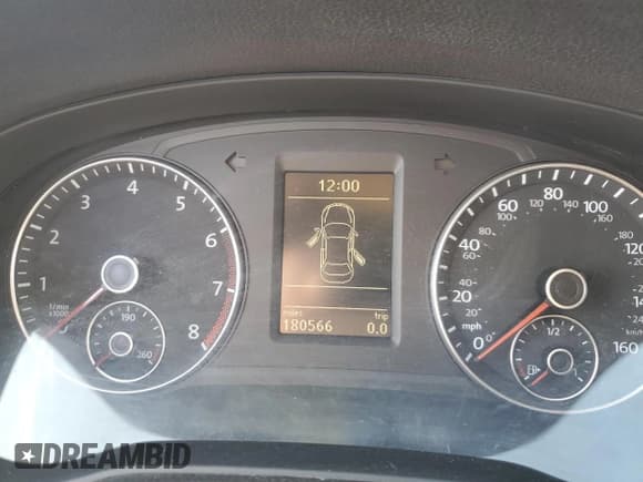 ✅ 2012 Volkswagen Passat SE • VIN: 1VWBP7A39CC036128 • Lot: 86231625. Listed on Copart with 180,566 mi. Free auction sales archive from the USA and detailed vehicle history report at DreamBid. Image 9.