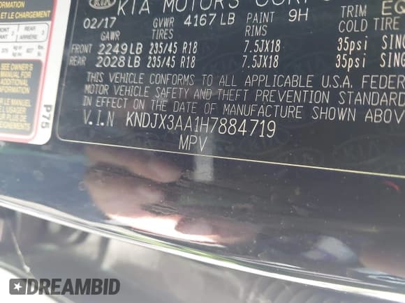 ✅ 2017 Kia Soul + • VIN: KNDJX3AA1H7884719 • Lot: 43542583. Wystawiony na IAAI z przebiegiem 179 565 mil. Bezpłatny archiwum sprzedaży aukcyjnych z USA i szczegółowy raport historii pojazdu na DreamBid. Zdjęcie 9.