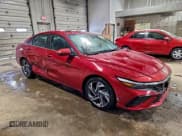 ✅ 2024 Hyundai Elantra Limited • VIN: KMHLP4DG6RU795578 • Lot: 95127135. Listed on Copart with 30,928 mi. Free auction sales archive from the USA and detailed vehicle history report at DreamBid. Image 4.