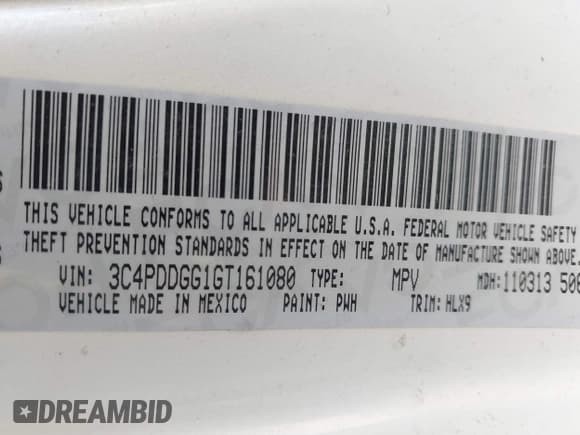 ✅ 2016 Dodge Journey Crossroad Plus • VIN: 3C4PDDGG1GT161080 • Lot: 43116402. Listed on IAAI with 87,671 mi. Free auction sales archive from the USA and detailed vehicle history report at DreamBid. Image 9.