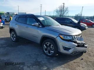 ✅ 2018 Jeep Compass Limited • VIN: 3C4NJDCB8JT478968 • Lot: 43809372. Listed on IAAI with 36,570 mi. Free auction sales archive from the USA and detailed vehicle history report at DreamBid. Image 1.