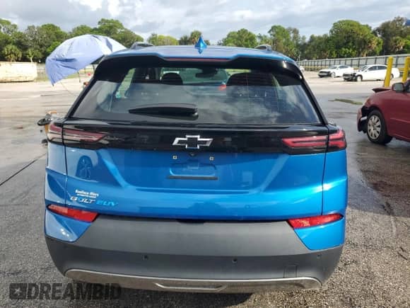 2022 Chevrolet Bolt EUV LT с VIN 1G1FY6S07N4110278, выставлен на аукционе Copart как лот 84026185 с пробегом 16 703 миль миль и Списание • Salvage title. История ставок и продаж доступна на DreamBid. Изображение 6.