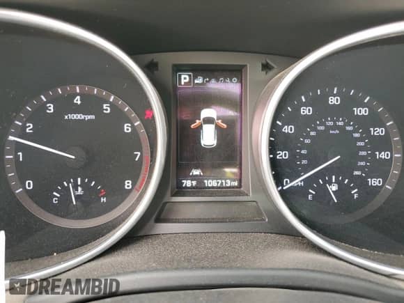 2018 Hyundai Santa Fe SE Ultimate z VIN KM8SR4HF1JU289670, wystawiony jako Copart lot #47466695 z przebiegiem 106 713 mil mil oraz Szkoda całkowita • Salvage title. Historia ofert i sprzedaży dostępna na DreamBid. Obrazek 9.