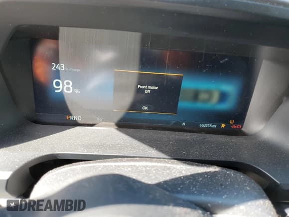 ✅ 2023 Ford F-150 Lightning Lariat • VIN: 1FTVW1EL7PWG20719 • Lot: 85266825. Listed on Copart with 66,237 mi. Free auction sales archive from the USA and detailed vehicle history report at DreamBid. Image 9.