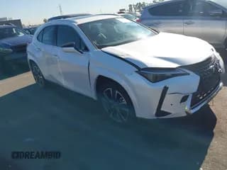 ✅ 2024 Lexus UX 250h Premium • VIN: JTHP6JBH7R2192331 • Lot: 43897786. Listed on IAAI with 13,009 mi. Free auction sales archive from the USA and detailed vehicle history report at DreamBid. Image 1.