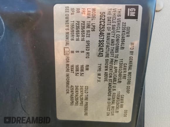 ✅ 2007 Saturn VUE V6 • VIN: 5GZCZ53467S824743 • Lot: 85553534. Wystawiony na Copart z przebiegiem 254 121 mil. Bezpłatny archiwum sprzedaży aukcyjnych z USA i szczegółowy raport historii pojazdu na DreamBid. Zdjęcie 14.