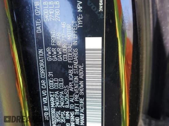 ✅ 2019 Volvo XC60 Momentum • VIN: LYVA22RK3KB220382 • Лот: 50719395. Опубликован ранее на Copart с пробегом 69 599 миль. Бесплатный доступ к архиву аукционных продаж из США и подробный отчёт об истории автомобиля на DreamBid. Изображение 13.