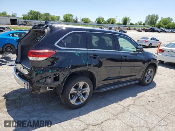 ✅ 2018 Toyota Highlander Hybrid Limited • VIN: 5TDDGRFH0JS038003 • Lot: 56305715. Listed on Copart with Not provided. Free auction sales archive from the USA and detailed vehicle history report at DreamBid. Image 3.