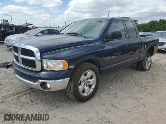 ✅ 2005 Dodge 1500 SLT • VIN: 1D7HA18DX5S284249 • Лот: 68850434. Опубликован ранее на Copart с пробегом 192 364 миль. Бесплатный доступ к архиву аукционных продаж из США и подробный отчёт об истории автомобиля на DreamBid. Изображение 1.