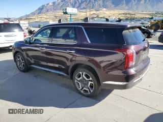 2023 Hyundai Palisade Limited с VIN KM8R5DGE6PU493733, выставлен на аукционе Copart как лот 72917984 с пробегом 13 553 миль миль и Списание • Salvage title. История ставок и продаж доступна на DreamBid. Изображение 2.