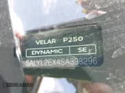 ✅ 2025 Land Rover Range Rover Velar Dynamic SE • VIN: SALYL2EX4SA398296 • Lot: 42346810. Listed on IAAI with 29,485 mi. Free auction sales archive from the USA and detailed vehicle history report at DreamBid. Image 9.