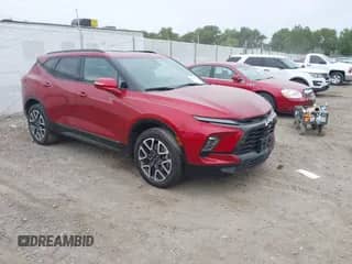 2024 Chevrolet Blazer RS с VIN 3GNKBKRS4RS130895, выставлен на аукционе IAAI как лот 43099168 с пробегом 11 630 миль миль и . История ставок и продаж доступна на DreamBid. Изображение 1.