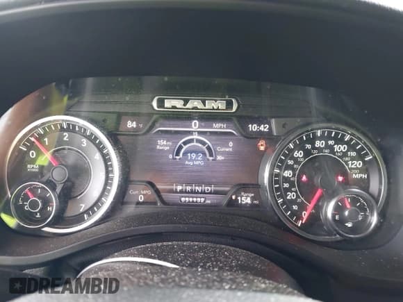 ✅ 2021 Ram 1500 Big Horn • VIN: 1C6RREBG9MN710762 • Lot: 43373591. Listed on IAAI with 51,132 mi. Free auction sales archive from the USA and detailed vehicle history report at DreamBid. Image 7.