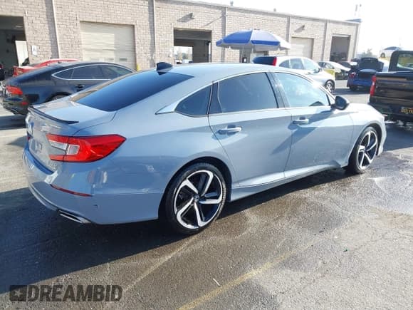 ✅ 2021 Honda Accord Sport • VIN: 1HGCV2F32MA022286 • Lot: 43834831. Listed on IAAI with 63,682 mi. Free auction sales archive from the USA and detailed vehicle history report at DreamBid. Image 4.