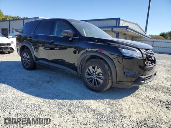 2022 Nissan Pathfinder S with VIN 5N1DR3AA6NC220325, listed as a Copart auction lot 87080375 with 60,651 mi miles and Salvage title. Bid and sale history available at DreamBid. Image 4.