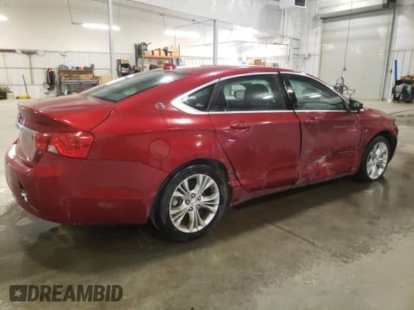 2014 Chevrolet Impala LT z VIN 2G1125S37E9227971, wystawiony jako Copart lot #52927565 z przebiegiem 184 556 mil mil oraz Nie do naprawy • Non repairable. Historia ofert i sprzedaży dostępna na DreamBid. Obrazek 3.