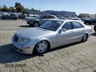 ✅ 2003 Mercedes-Benz S 500 • VIN: WDBNG75J73A358818 • Lot: 58184495. Listed on Copart with Not provided. Free auction sales archive from the USA and detailed vehicle history report at DreamBid. Image 1.