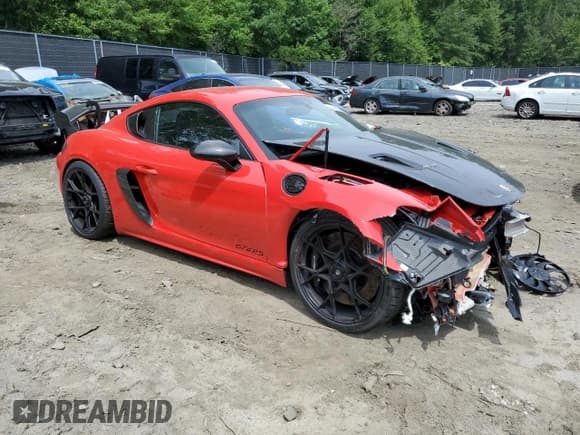 ✅ 2023 Porsche 718 Cayman GT4 RS • VIN: WP0AE2A86PS280107 • Лот: 74221924. Опубликован ранее на Copart с пробегом 2 150 миль. Бесплатный доступ к архиву аукционных продаж из США и подробный отчёт об истории автомобиля на DreamBid. Изображение 4.