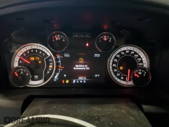 2021 Ram 1500 Warlock z VIN 1C6RR6GT2MS575041, wystawiony jako Copart lot #73572404 z przebiegiem 94 601 mil mil oraz Czysty tytuł • Clean title. Historia ofert i sprzedaży dostępna na DreamBid. Obrazek 9.