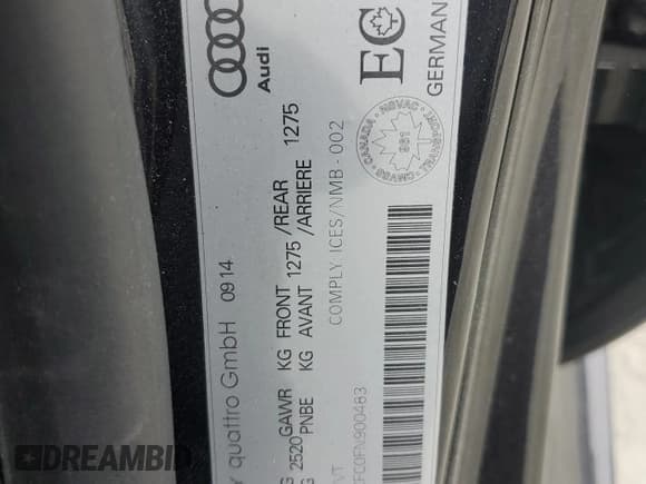 ✅ 2015 Audi RS 7 • VIN: WUAW2CFC0FN900483 • Лот: 47700525. Опубликован ранее на Copart с пробегом 107 260 миль. Бесплатный доступ к архиву аукционных продаж из США и подробный отчёт об истории автомобиля на DreamBid. Изображение 14.