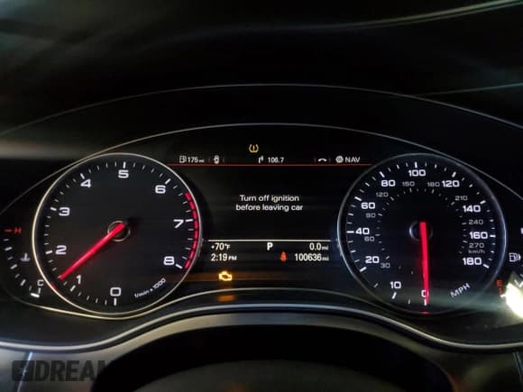 ✅ 2015 Audi A7 Premium Plus • VIN: WAUWGAFC3FN032012 • Lot: 84938825. Listed on Copart with 100,636 mi. Free auction sales archive from the USA and detailed vehicle history report at DreamBid. Image 9.