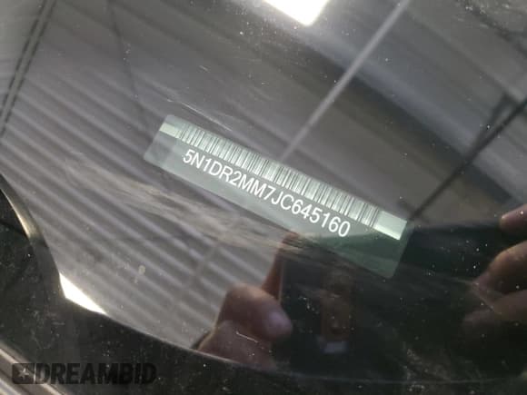 ✅ 2018 Nissan Pathfinder SV • VIN: 5N1DR2MM7JC645160 • Лот: 90778995. Опубликован ранее на Copart с пробегом 122 354 миль. Бесплатный доступ к архиву аукционных продаж из США и подробный отчёт об истории автомобиля на DreamBid. Изображение 13.