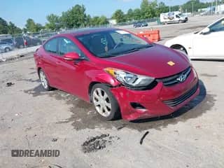 2012 Hyundai Elantra GLS with VIN KMHDH4AE1CU299177, listed as a IAAI auction lot 42976503 with 92,609 mi miles and . Bid and sale history available at DreamBid. Image 1.