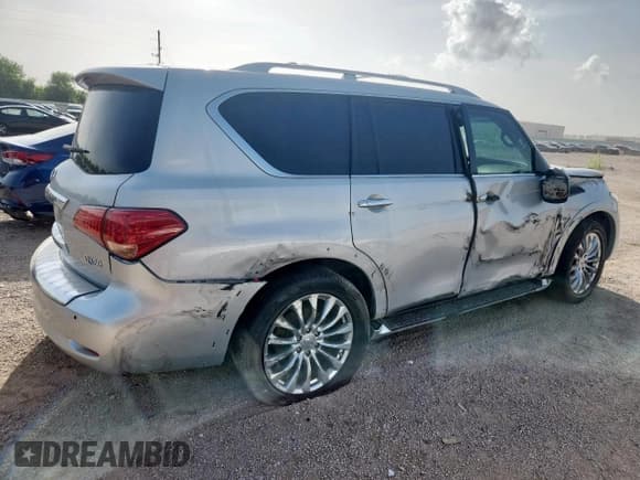 ✅ 2015 Infiniti QX80 • VIN: JN8AZ2NE2F9081652 • Lot: 70758295. Listed on Copart with 103,667 mi. Free auction sales archive from the USA and detailed vehicle history report at DreamBid. Image 3.