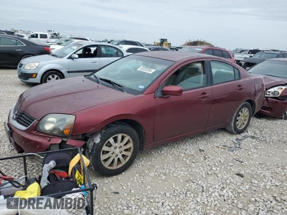 ✅ 2007 Mitsubishi Galant ES • VIN: 4A3AB56F77E034356 • Lot: 83520354. Listed on Copart with 184,270 mi. Free auction sales archive from the USA and detailed vehicle history report at DreamBid. Image 1.