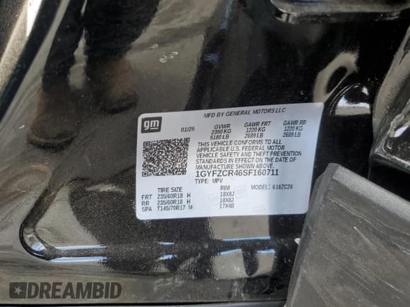 ✅ 2025 Cadillac XT4 FWD Premium Luxury • VIN: 1GYFZCR46SF160711 • Lot: 55175245. Wystawiony na Copart z przebiegiem 5 176 mil. Bezpłatny archiwum sprzedaży aukcyjnych z USA i szczegółowy raport historii pojazdu na DreamBid. Zdjęcie 14.