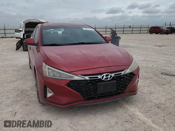 ✅ 2019 Hyundai Elantra Sport • VIN: KMHD04LB1KU842505 • Lot: 62017645. Listed on Copart with 85,890 mi. Free auction sales archive from the USA and detailed vehicle history report at DreamBid. Image 13.