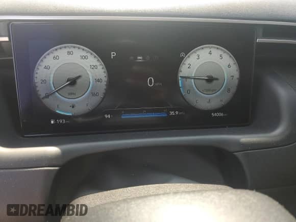 2023 Hyundai Tucson SEL z VIN 5NMJF3AE7PH187083, wystawiony jako Copart lot #81181895 z przebiegiem 54 006 mil mil oraz Szkoda całkowita • Salvage title. Historia ofert i sprzedaży dostępna na DreamBid. Obrazek 9.