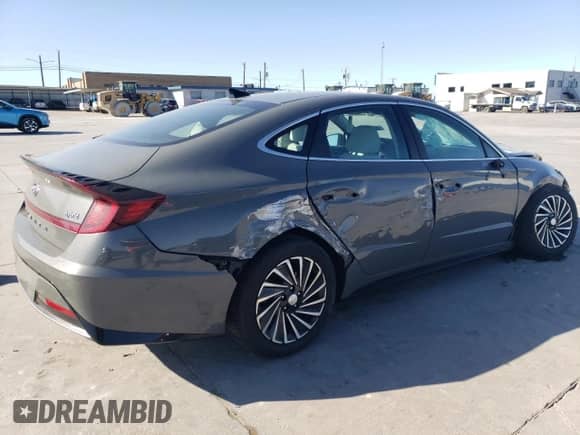 2022 Hyundai Sonata SEL with VIN KMHL34JJXNA043891, listed as a Copart auction lot 42228425 with Not provided miles and Salvage title. Bid and sale history available at DreamBid. Image 3.