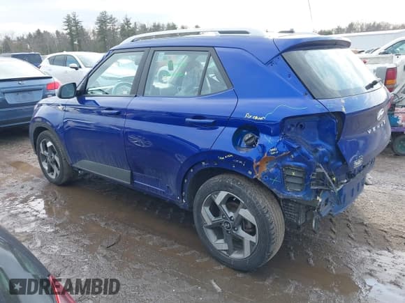 ✅ 2023 Hyundai Venue Limited • VIN: KMHRC8A38PU245780 • Lot: 41679927. Listed on IAAI with 24,281 mi. Free auction sales archive from the USA and detailed vehicle history report at DreamBid. Image 3.