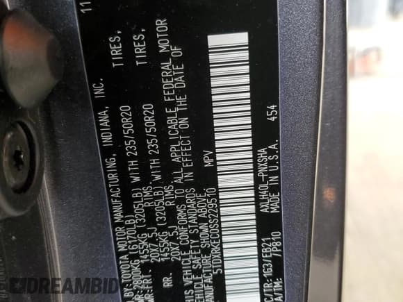 ✅ 2025 Toyota Sienna XSE • VIN: 5TDXRKEC0SS229510 • Lot: 91382245. Listed on Copart with 7,225 mi. Free auction sales archive from the USA and detailed vehicle history report at DreamBid. Image 13.