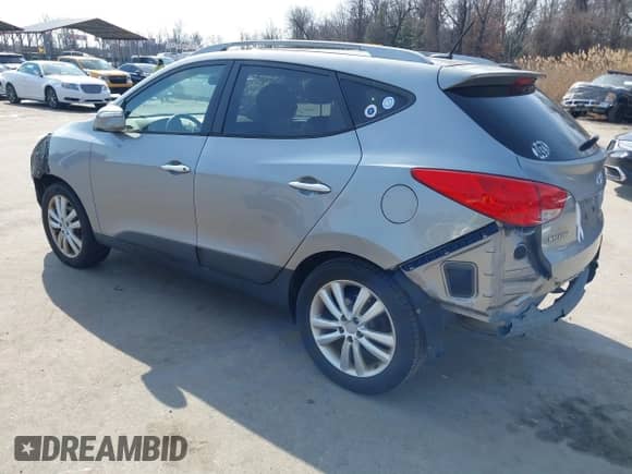 2010 Hyundai Tucson GLS with VIN KM8JUCAC2AU078658, listed as a IAAI auction lot 41726534 with 140,155 mi miles and . Bid and sale history available at DreamBid. Image 3.