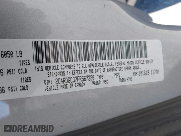 ✅ 2015 Dodge Grand Caravan SXT • VIN: 2C4RDGCG7FR567320 • Lot: 43488020. Wystawiony na IAAI z przebiegiem 216 993 mil. Bezpłatny archiwum sprzedaży aukcyjnych z USA i szczegółowy raport historii pojazdu na DreamBid. Zdjęcie 9.
