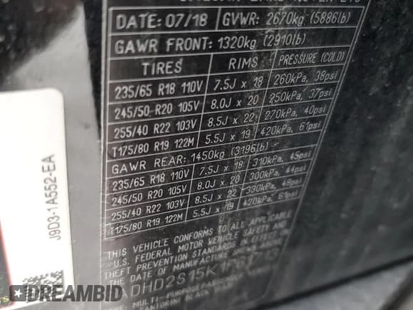 ✅ 2019 Jaguar I-Pace HSE • VIN: SADHD2S15K1F61713 • Lot: 85272054. Wystawiony na Copart z przebiegiem 69 779 mil. Bezpłatny archiwum sprzedaży aukcyjnych z USA i szczegółowy raport historii pojazdu na DreamBid. Zdjęcie 13.