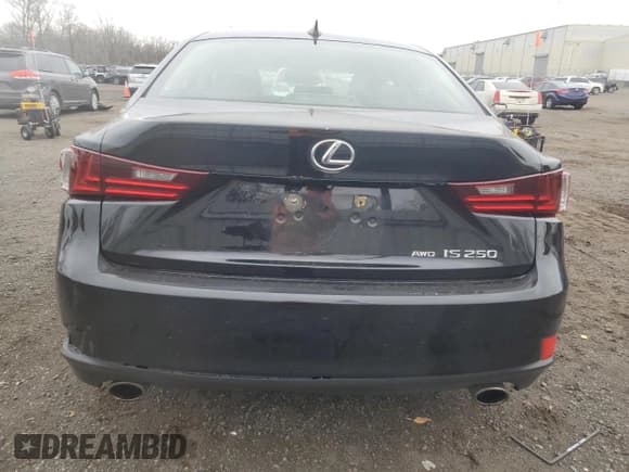 ✅ 2015 Lexus IS 250 • VIN: JTHCF1D26F5016288 • Lot: 92628955. Listed on Copart with 119,216 mi. Free auction sales archive from the USA and detailed vehicle history report at DreamBid. Image 6.