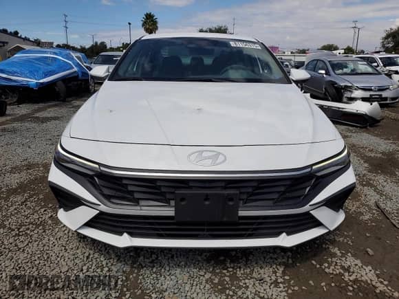 2024 Hyundai Elantra SEL with VIN KMHLM4DG0RU711988, listed as a Copart auction lot 81156315 with 14,591 mi miles and Salvage title. Bid and sale history available at DreamBid. Image 5.
