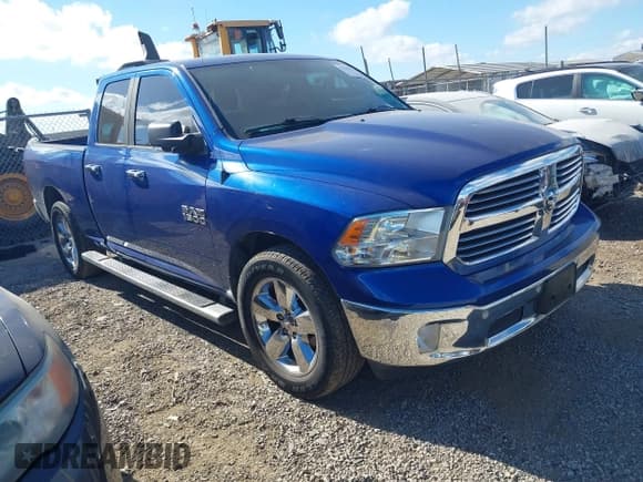 ✅ 2015 Ram 1500 SLT • VIN: 1C6RR6GG4FS615061 • Lot: 43480414. Listed on IAAI with 117,255 mi. Free auction sales archive from the USA and detailed vehicle history report at DreamBid. Image 1.