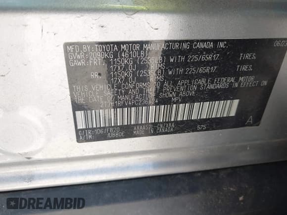 ✅ 2023 Toyota RAV4 LE • VIN: 2T3H1RFV4PC236424 • Lot: 42248687. Wystawiony na IAAI z przebiegiem 24 311 mil. Bezpłatny archiwum sprzedaży aukcyjnych z USA i szczegółowy raport historii pojazdu na DreamBid. Zdjęcie 9.