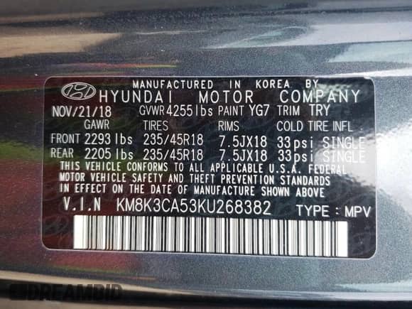 2019 Hyundai Kona Limited с VIN KM8K3CA53KU268382, выставлен на аукционе Copart как лот 42912803 с пробегом 33 275 миль миль и . История ставок и продаж доступна на DreamBid. Изображение 13.