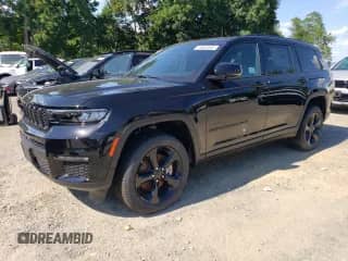 2025 Jeep Grand Cherokee Limited with VIN 1C4RJKBG0S8711129, listed as a Copart auction lot 71661985 with 38 mi miles and Salvage title. Bid and sale history available at DreamBid. Image 1.