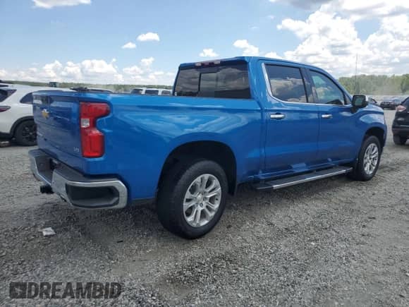 2023 Chevrolet Silverado 1500 LTZ with VIN 3GCUDGED8PG105336, listed as a Copart auction lot 66505565 with 28,277 mi miles and Salvage title. Bid and sale history available at DreamBid. Image 3.