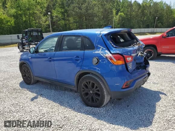 2018 Mitsubishi Outlander ES with VIN JA4AP3AU2JU004011, listed as a Copart auction lot 51948875 with 187,122 mi miles and Salvage title. Bid and sale history available at DreamBid. Image 2.