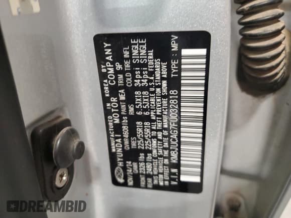 ✅ 2015 Hyundai Tucson Limited • VIN: KM8JUCAG7FU032818 • Lot: 91199095. Wystawiony na Copart z przebiegiem 95 223 mil. Bezpłatny archiwum sprzedaży aukcyjnych z USA i szczegółowy raport historii pojazdu na DreamBid. Zdjęcie 13.