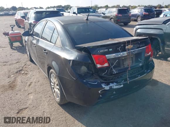 ✅ 2011 Chevrolet Cruze ECO 1XF • VIN: 1G1PJ5S91B7261385 • Lot: 43475536. Listed on IAAI with 164,341 mi. Free auction sales archive from the USA and detailed vehicle history report at DreamBid. Image 3.