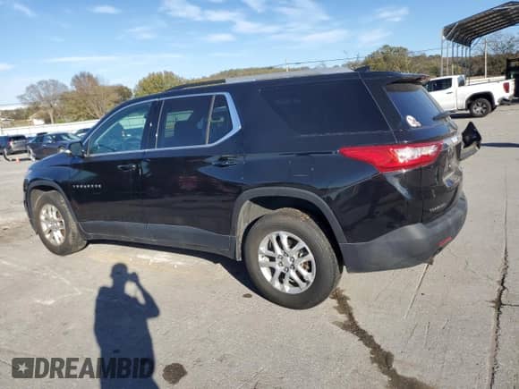 2018 Chevrolet Traverse LT Cloth z VIN 1GNERGKW8JJ165478, wystawiony jako Copart lot #91598375 z przebiegiem 71 693 mil mil oraz Czysty tytuł • Clean title. Historia ofert i sprzedaży dostępna na DreamBid. Obrazek 2.