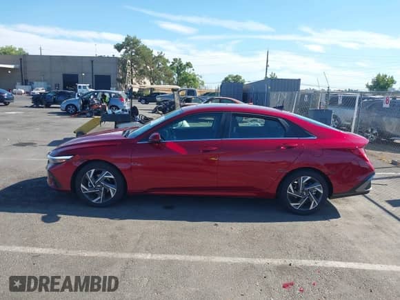 2024 Hyundai Elantra SEL with VIN KMHLS4DGXRU691755, listed as a IAAI auction lot 43173339 with 12,759 mi miles and . Bid and sale history available at DreamBid. Image 14.